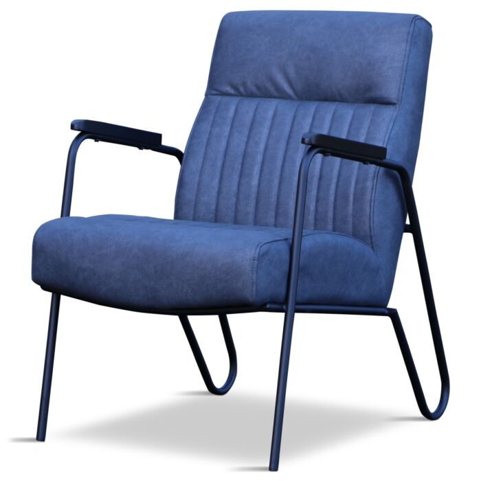 Fauteuil Jessy Retro Vintage Grijs 