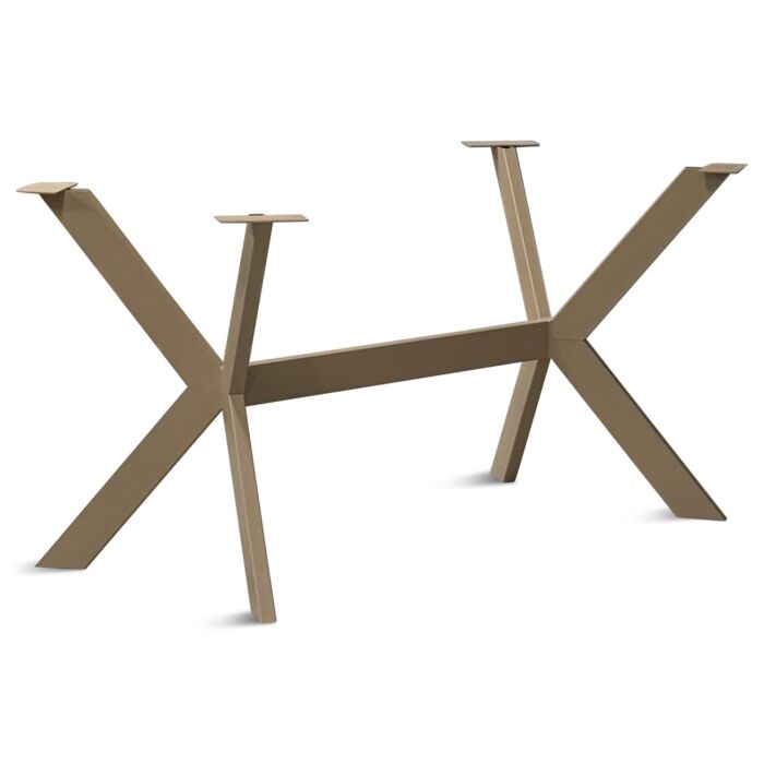 Eettafel Vancouver Vlinderpoot Anodic Brown