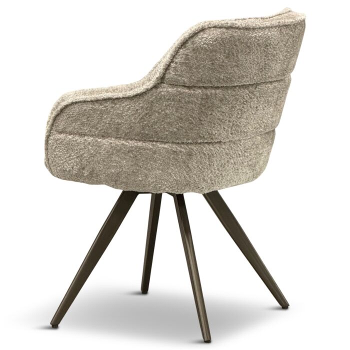 Draaibare eetkamerstoel Raf Beige