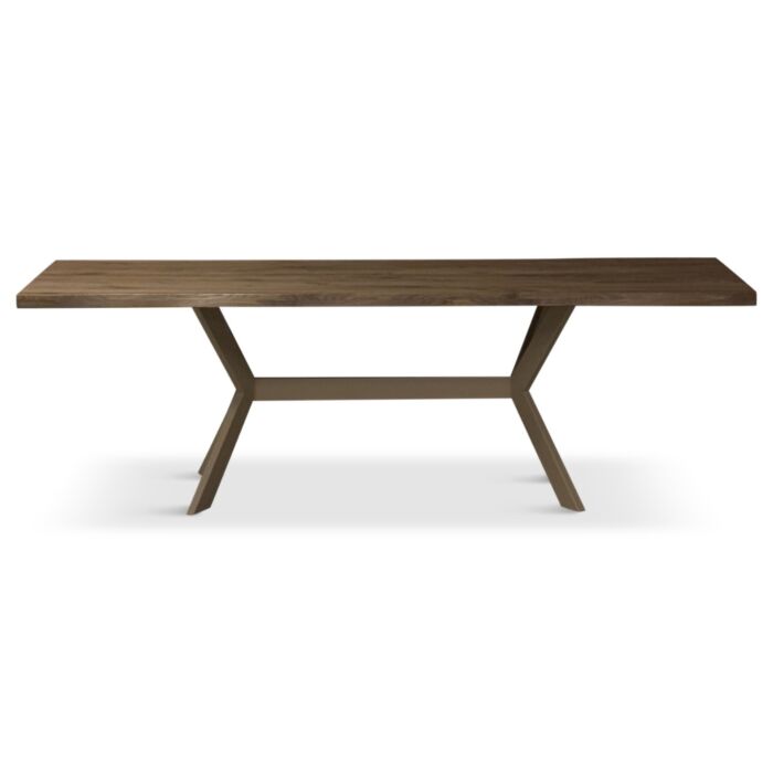 Eettafel Vancouver Vlinderpoot Anodic Brown