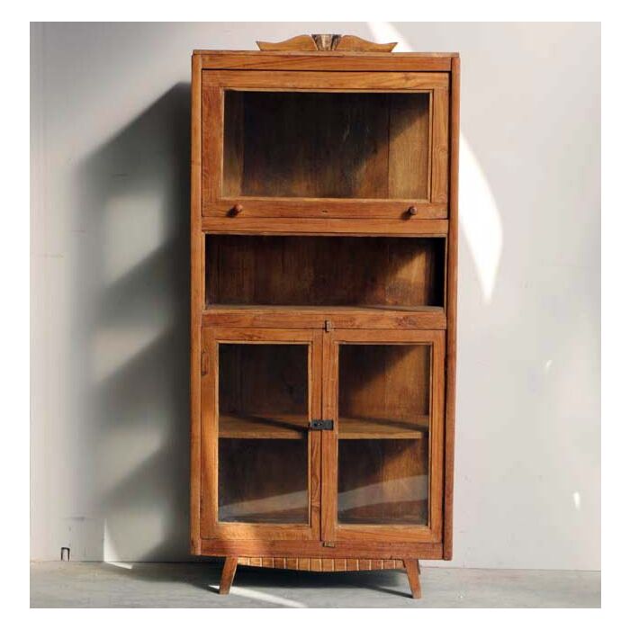 Almirah Kast India Glass Hout