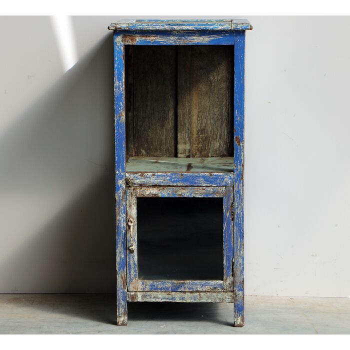 Almirah India Hout Blauw