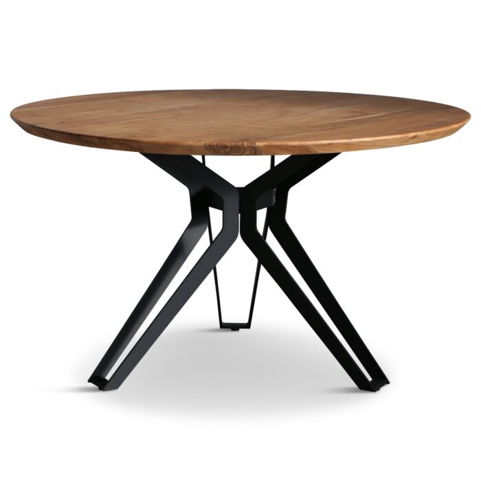 Eetkamertafel Rich Rond Verjongd Acacia Hout
