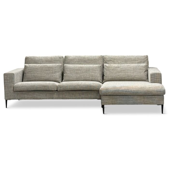 Hoekbank Mora Longchair Rechts Beige