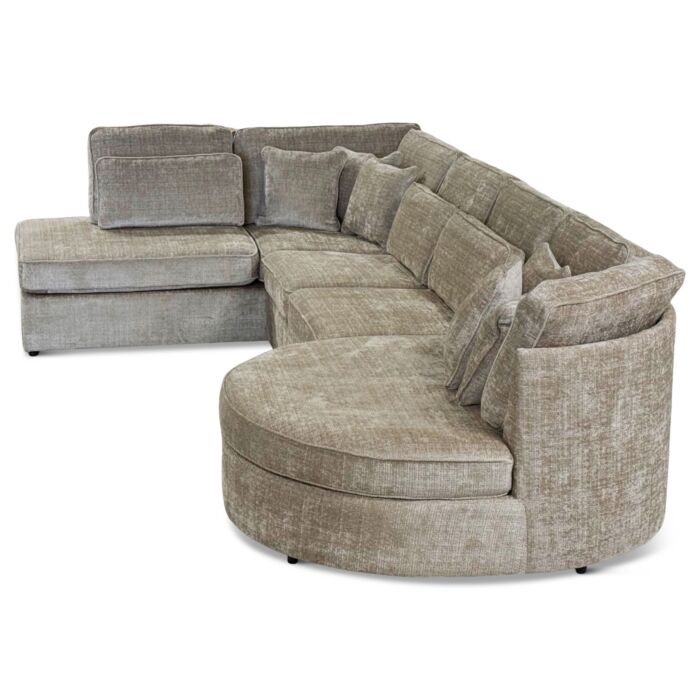 U-Bank Claud Taupe Rond