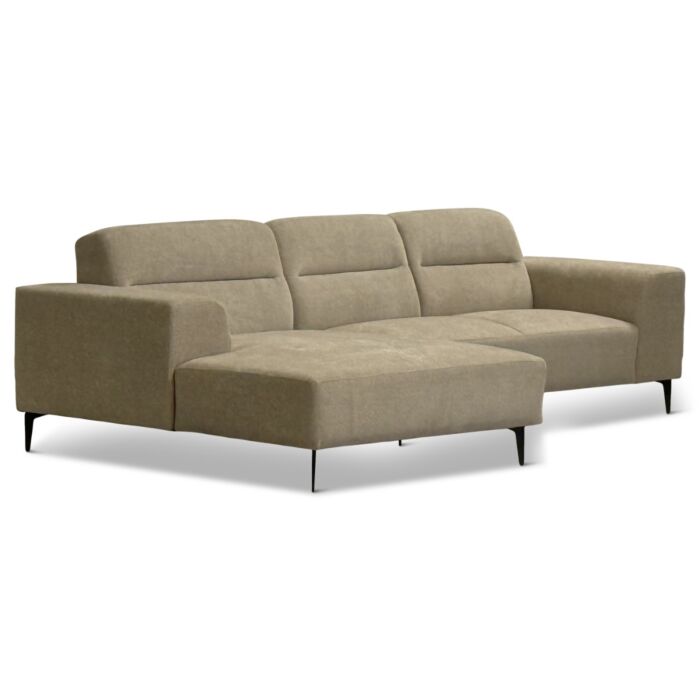 Hoekbank Hella Taupe Links