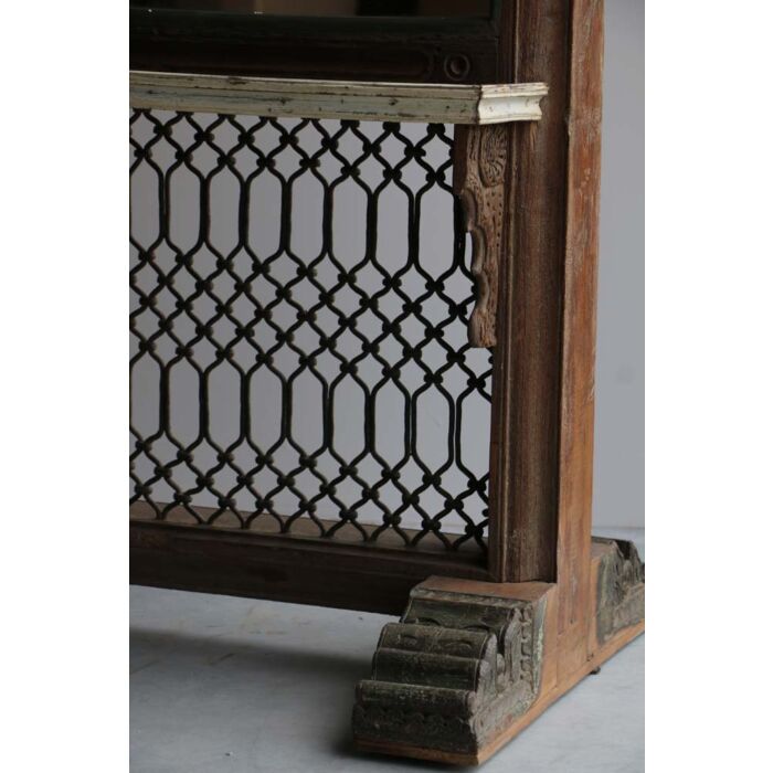 Frame Met Spiegel India Hout 