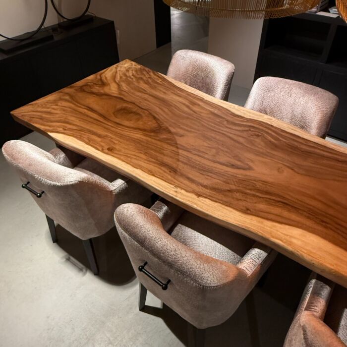 Boomstam Eetkamertafel Suar