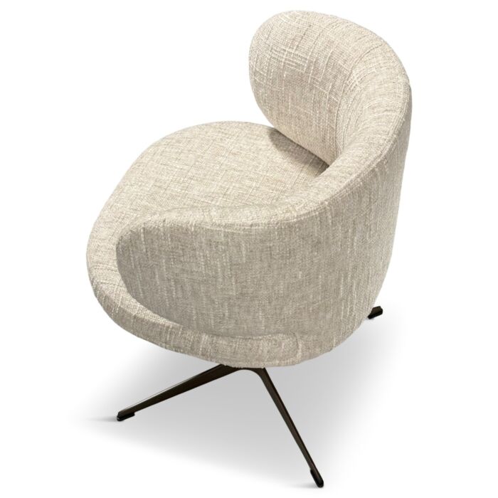 Armstoel Nió Beige Structuur