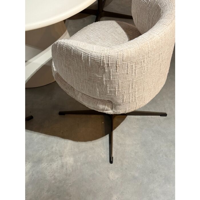 Armstoel Nió Beige Structuur