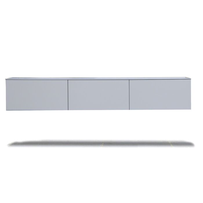 Zwevend TV-meubel Doryan Modern 180 zand/grijs