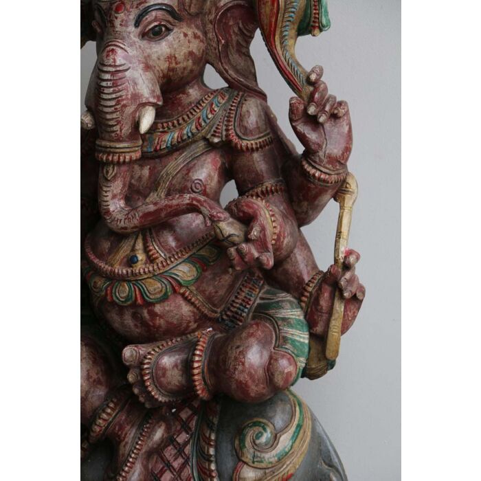 Beeld Ganesha India Hout 