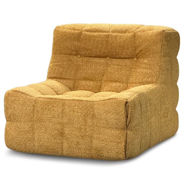 Lounge Fauteuil Dirk Okergeel