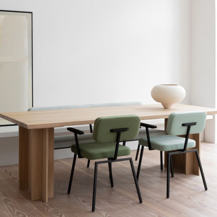 Eetkamerstoel Ode Wit Facet Olive 53