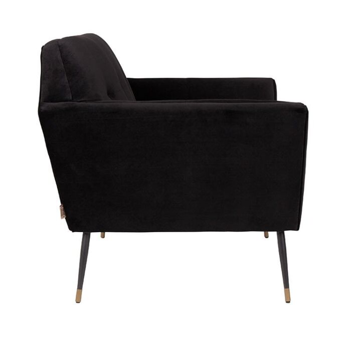 Dutchbone Lounge Chair Kate Black