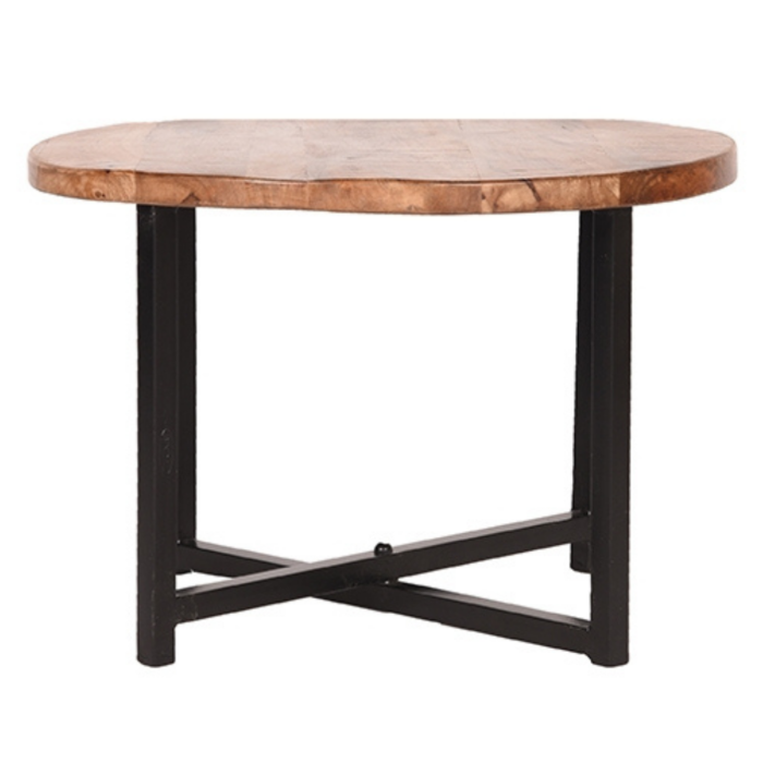 LABEL51 Bijzettafel Dex - Rough - Mangohout - 60 cm