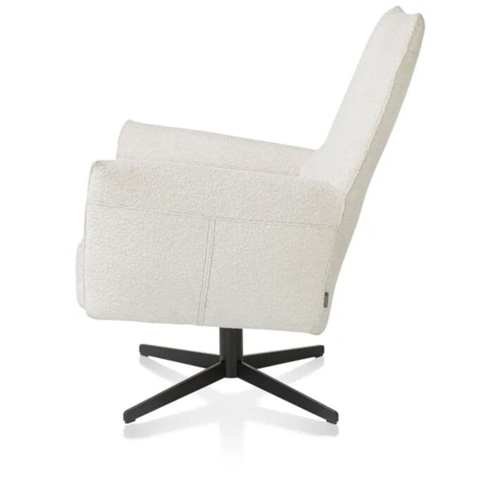 Fauteuil Matera Hoge Rug Wit