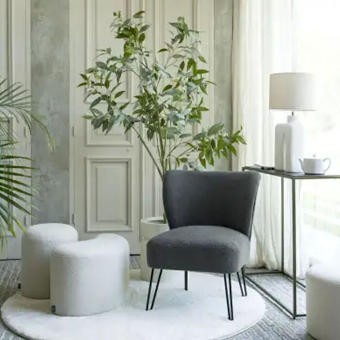 Fauteuil Maud Antraciet