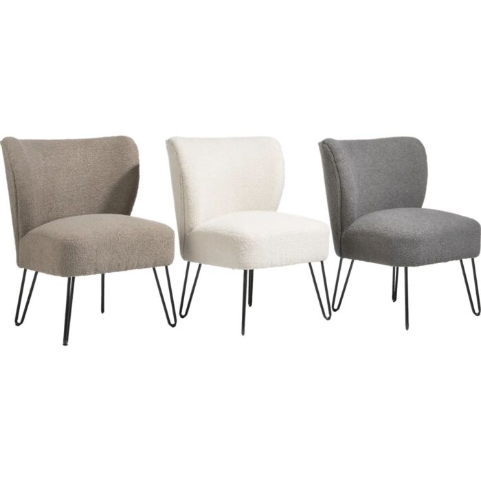 Fauteuil Maud Antraciet