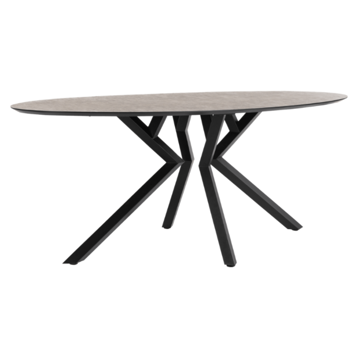 Bartafel Masura Ellips 220x105 Cm Roest
