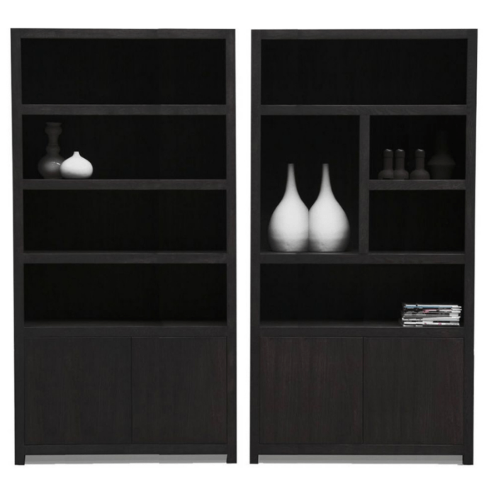 Boekenkasten Set Diamond Links 120cm Eiken