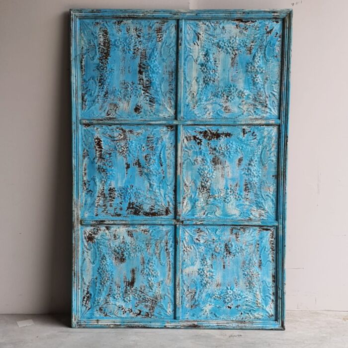 Paneel India Hout Blauw