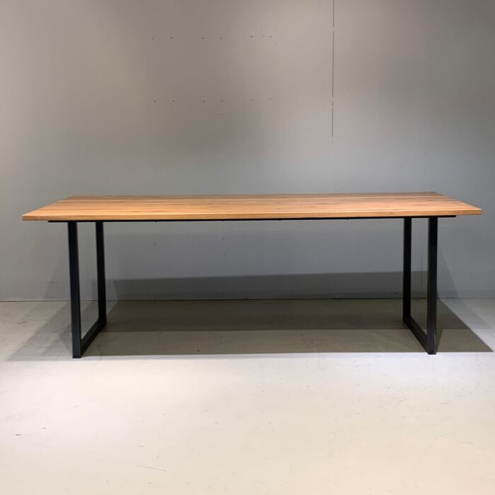 Industriële Eiken Eetkamertafel