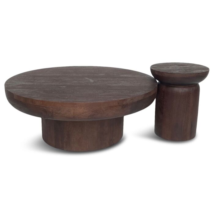 Bijzettafel Kimura Bruin S 