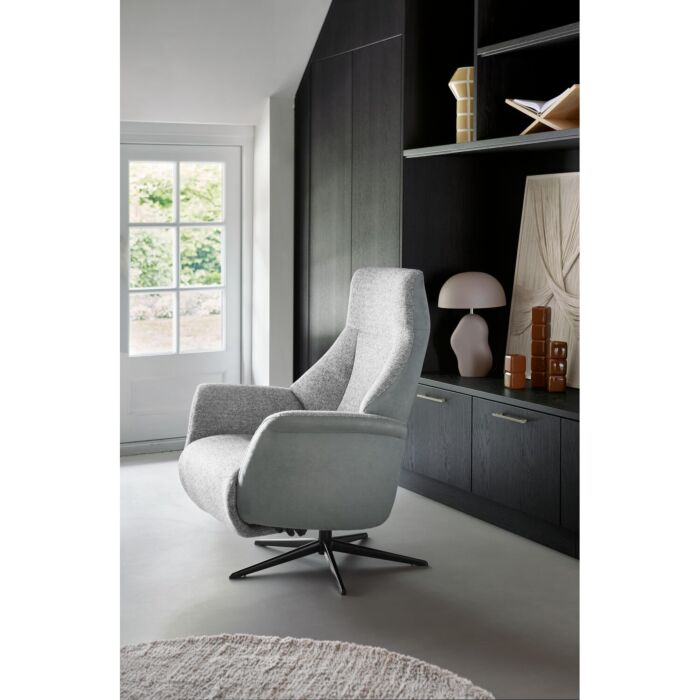 Relaxfauteuil Hessa M Grijs
