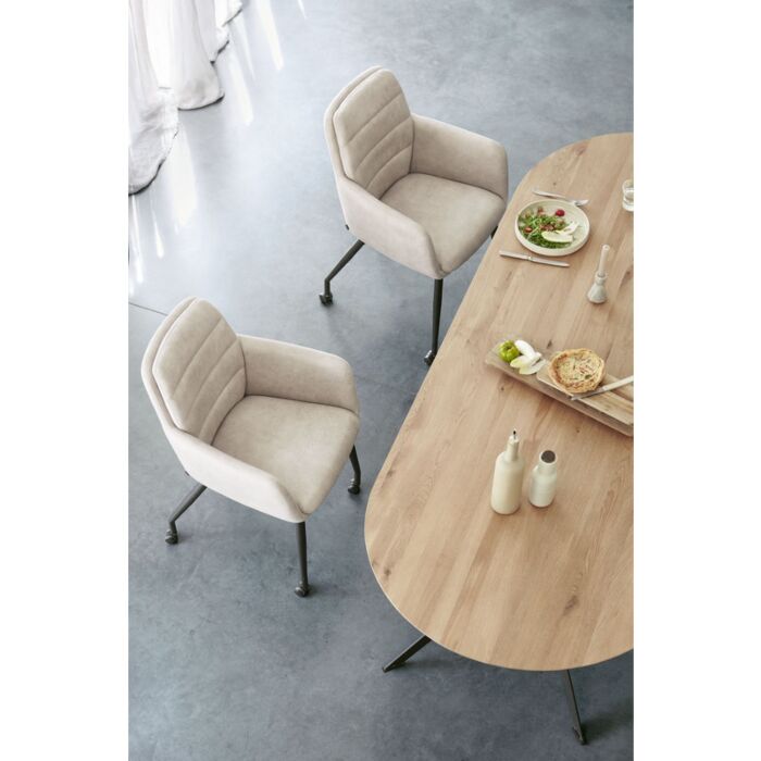 Eetkamerstoel Charda Taupe