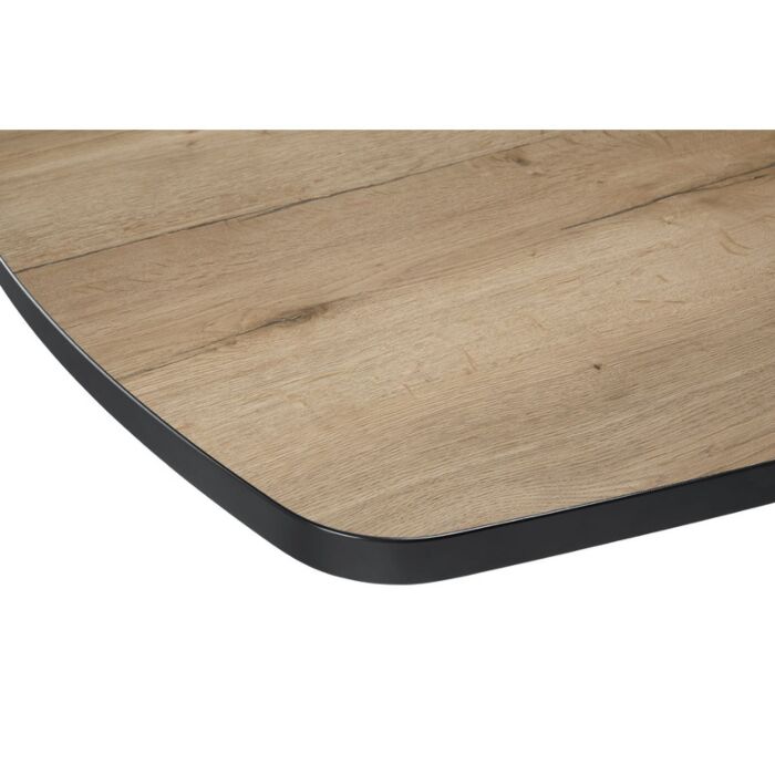 Eettafel Camerino Deens ovaal natur decor 275x130cm