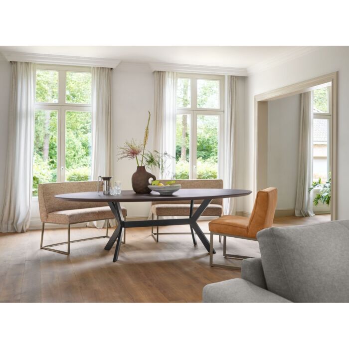 Eetbank Rona Bruin