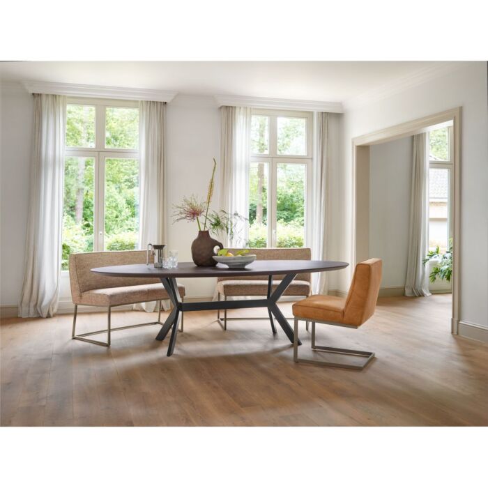 Eetbank Rona Bruin