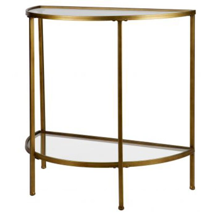 GODDESS SIDETABLE ANTIQUE BRASS