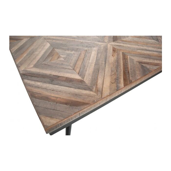 RHOMBIC EETTAFEL 220x90CM HOUT/METAAL