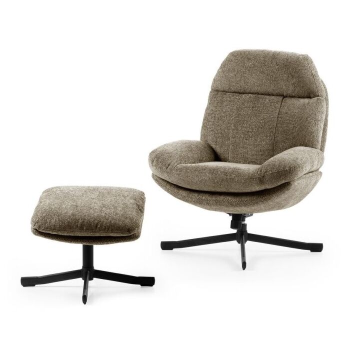 Relaxfauteuil Lenn bruin