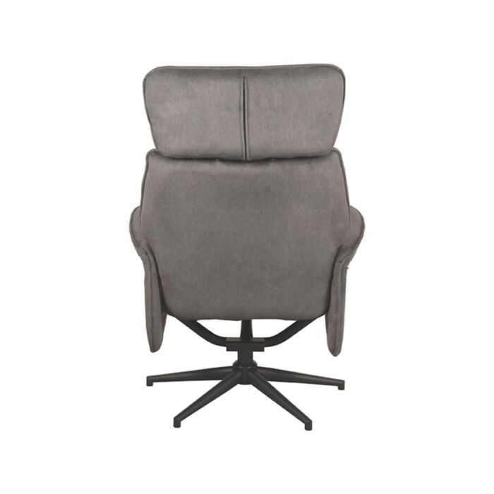 Fauteuil Verdal Antraciet Cosmo - Incl. Hocker