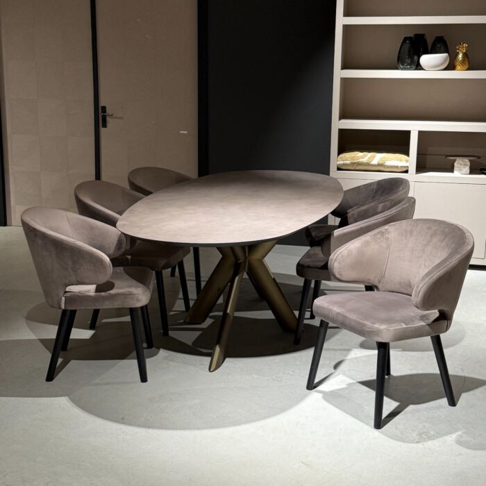 Richmond Indigo Eetkamerstoelen