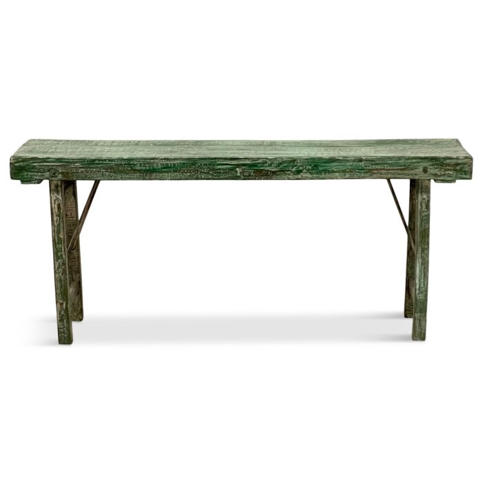 Sidetable India Hout Groen