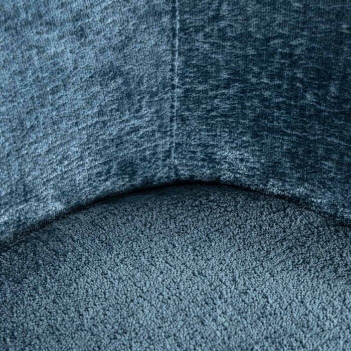 Stoel Amphara Blue Chenille Fire Retardant