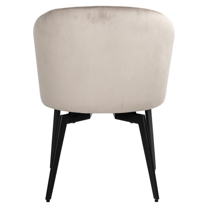 Stoel Amphara Khaki Velvet Fire Retardant