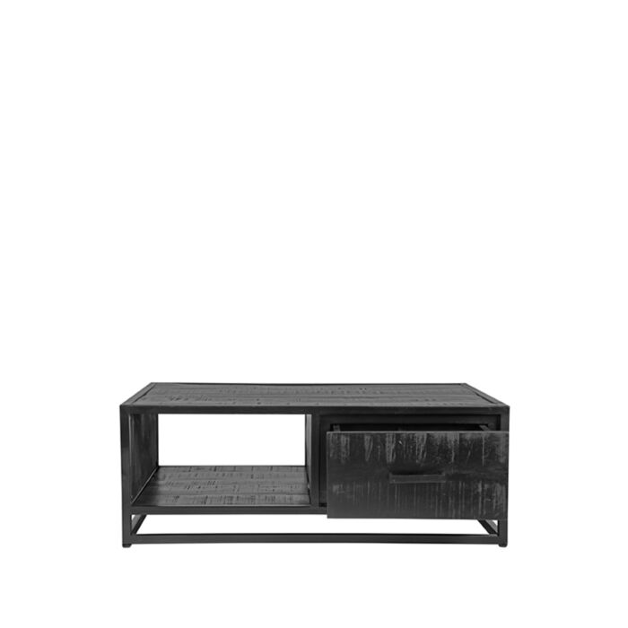 LABEL51 Salontafel Chili - Zwart - Mangohout - 110 cm