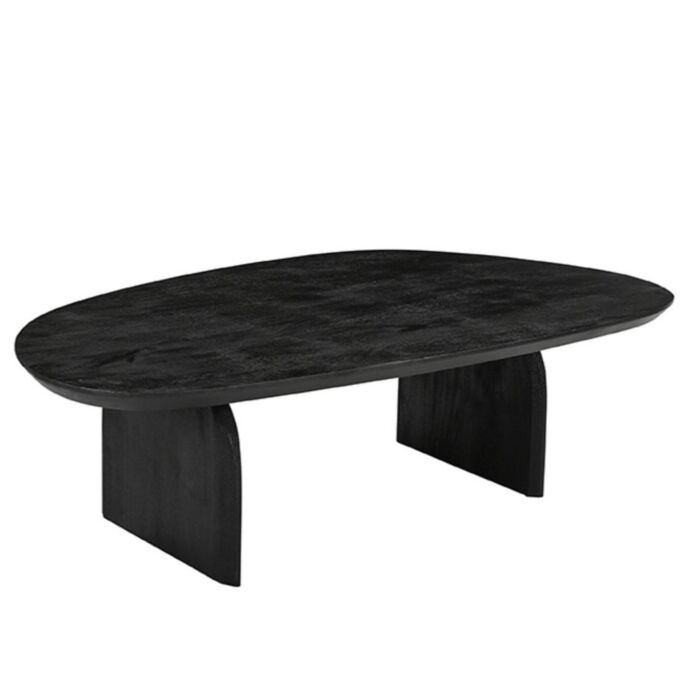 LABEL51 Salontafel Cooper Zwart Mangohout 135 cm