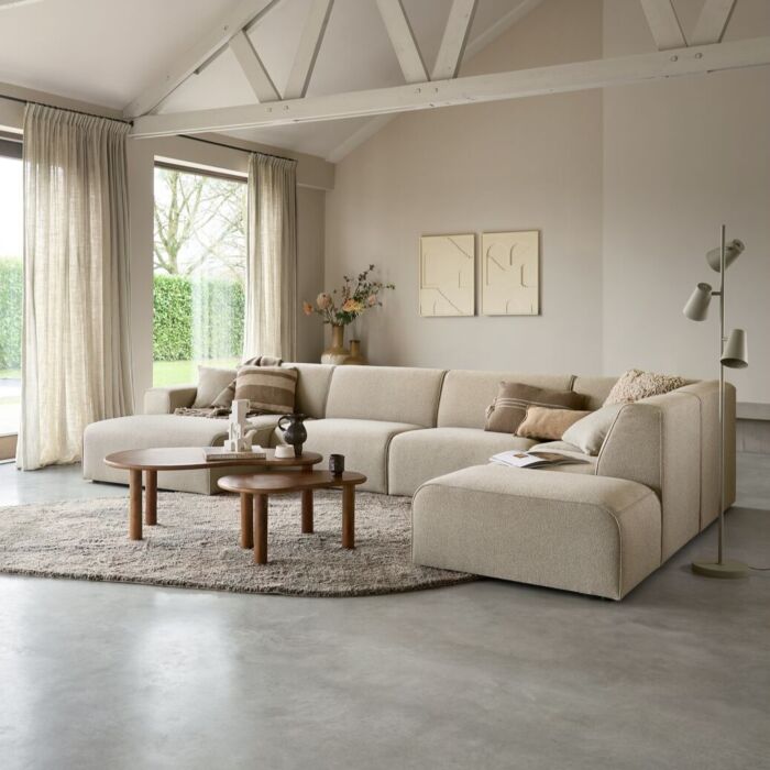 Salontafel Nubira Set Van 2 Mangohout Naturel