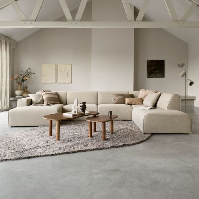 Salontafel Nubira Set Van 2 Mangohout Naturel