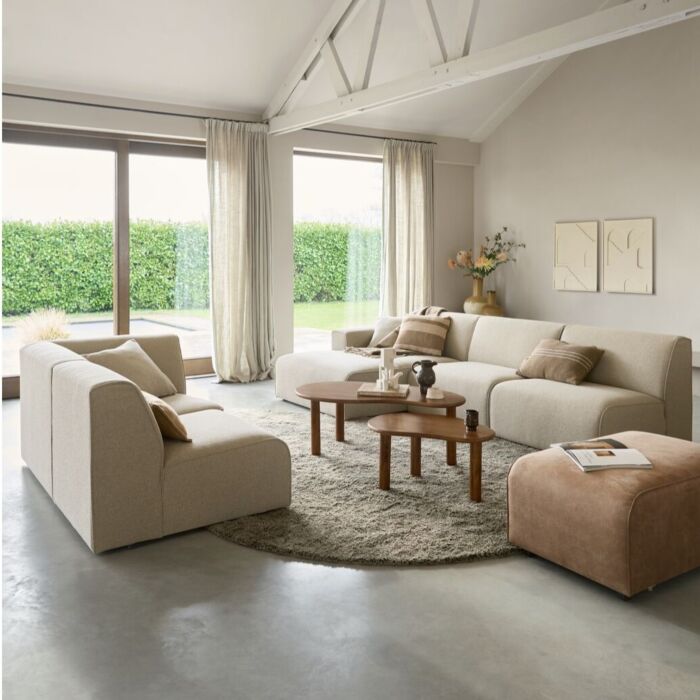 Salontafel Nubira Set Van 2 Mangohout Naturel