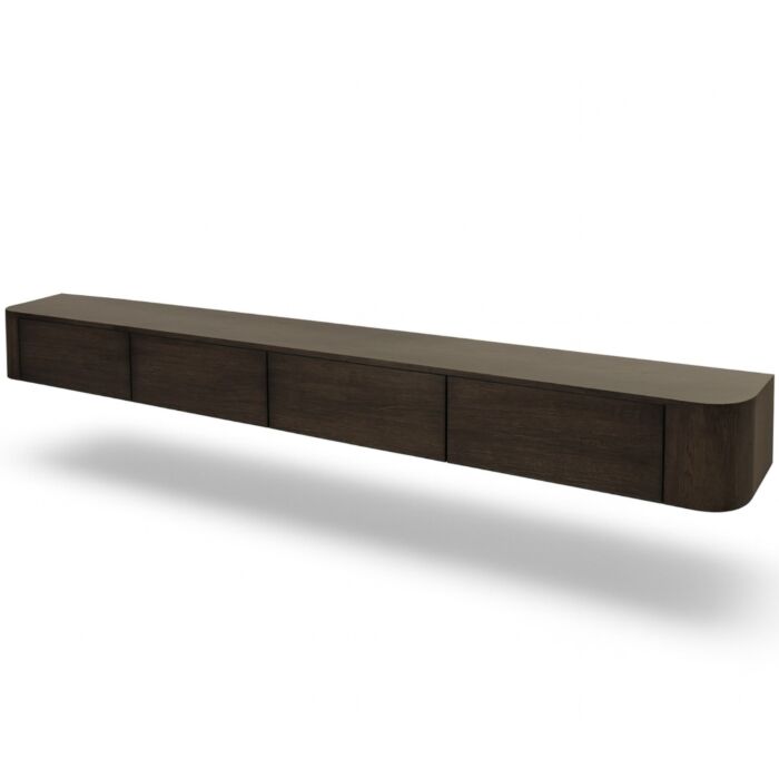 TV Dressoir Xavi Japandi Ronde Hoek 275cm