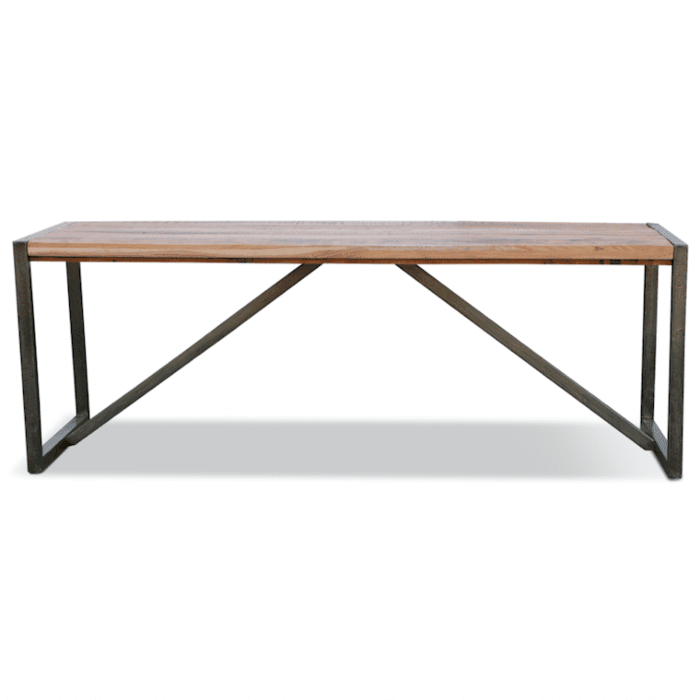 Industriële Eetkamertafel Acacia Houten Lifty 220x95cm