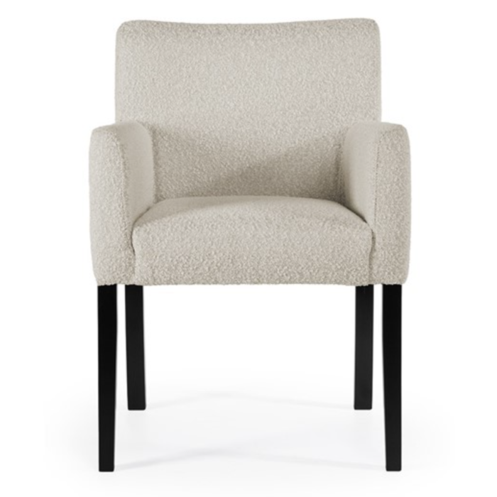 Eetkamerstoel Gina Beige Bouclé