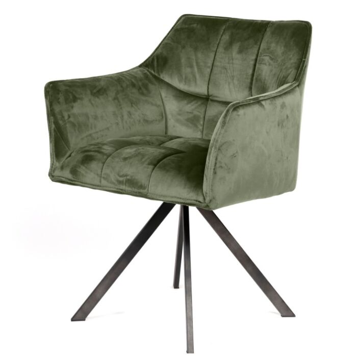 Eetkamerstoel Leus Groen